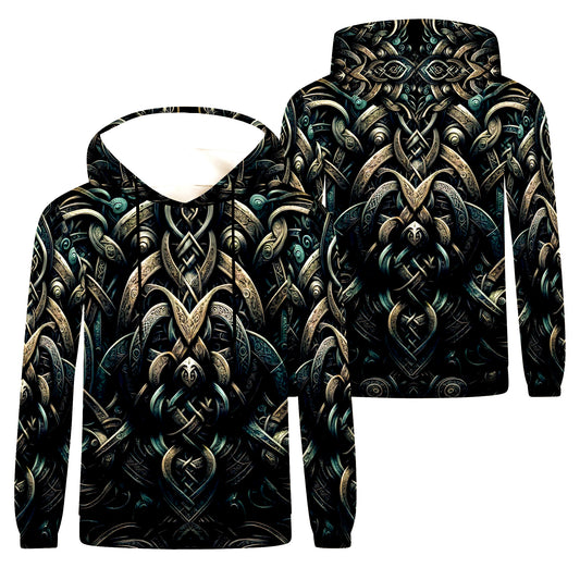 Celtic Dreamscape Poly French Terry Hoodie | Loud and Lethal