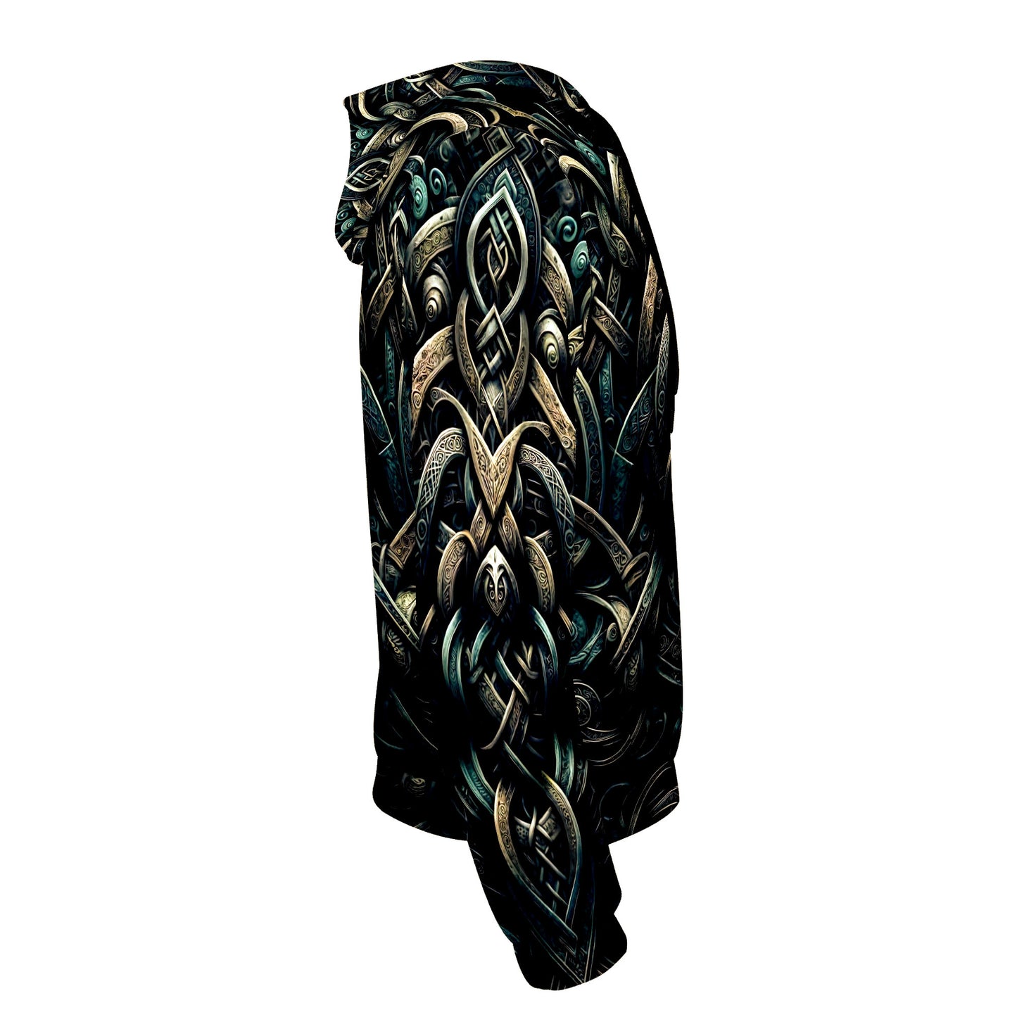 Celtic Dreamscape Poly French Terry Hoodie | Loud and Lethal
