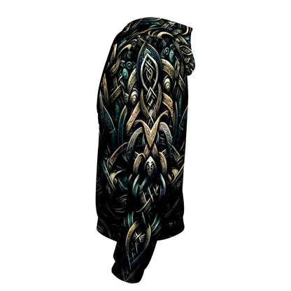 Celtic Dreamscape Poly French Terry Hoodie | Loud and Lethal