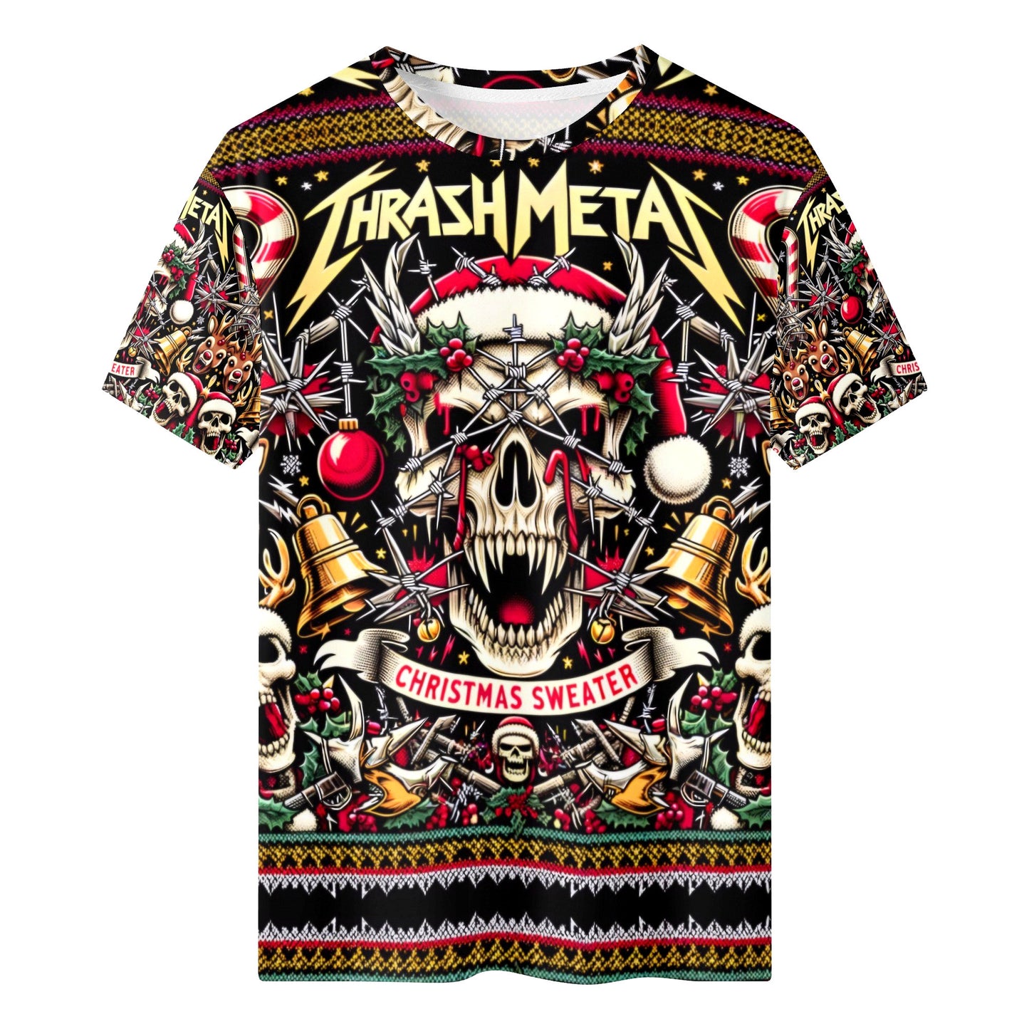 Chaosmas 100% Cotton Christmas T-Shirt – Loud & Lethal