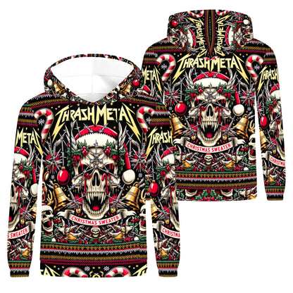 Chaosmas - Cotton Terry Hoodie | Loud & Lethal