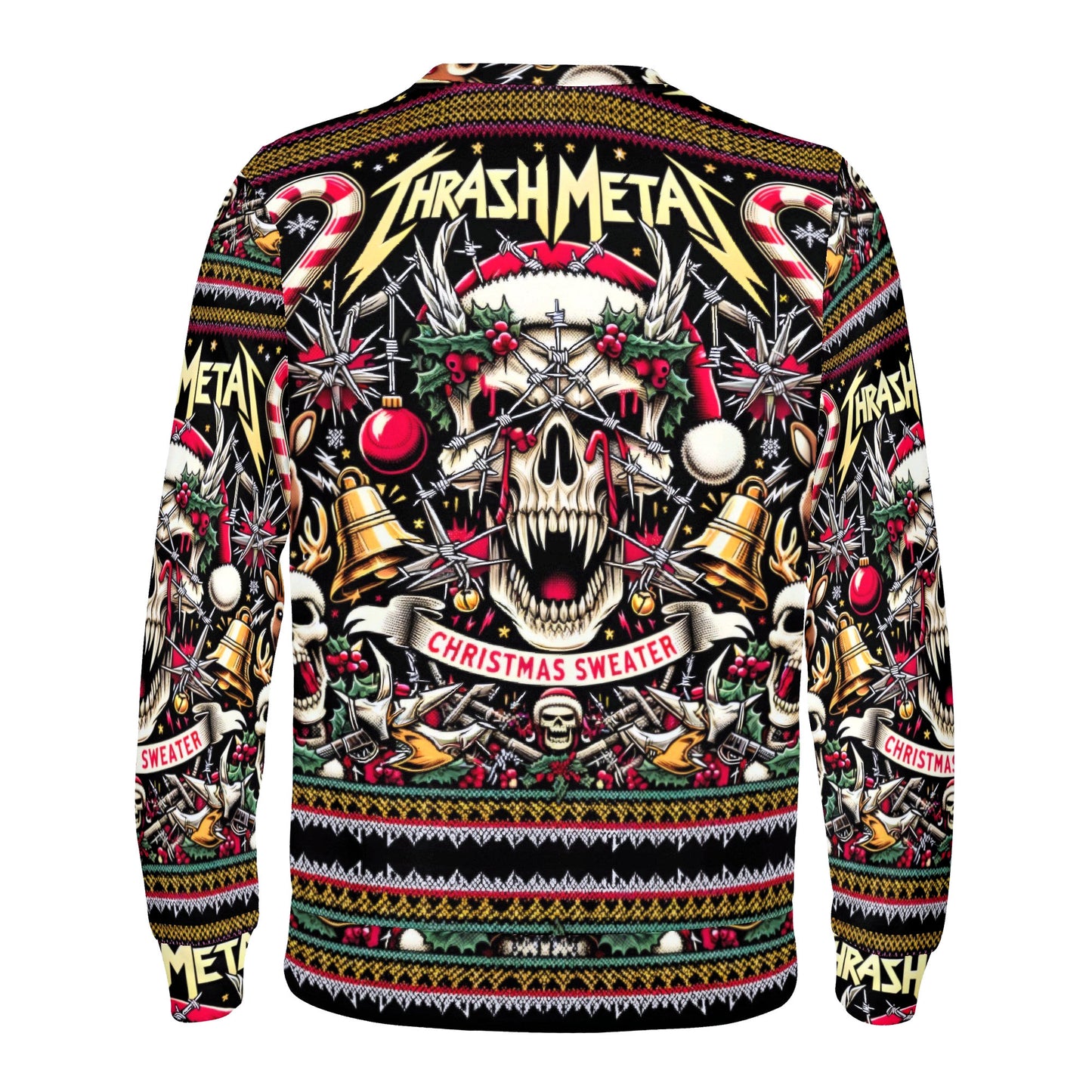 Chaosmas – Cotton Terry Christmas Sweatshirt by Loud & Lethal