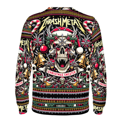 Chaosmas – Cotton Terry Christmas Sweatshirt by Loud & Lethal
