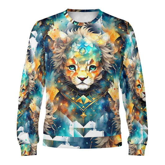 Chibi Lion – Unisex Sweater - Unleash the Mystical Majesty