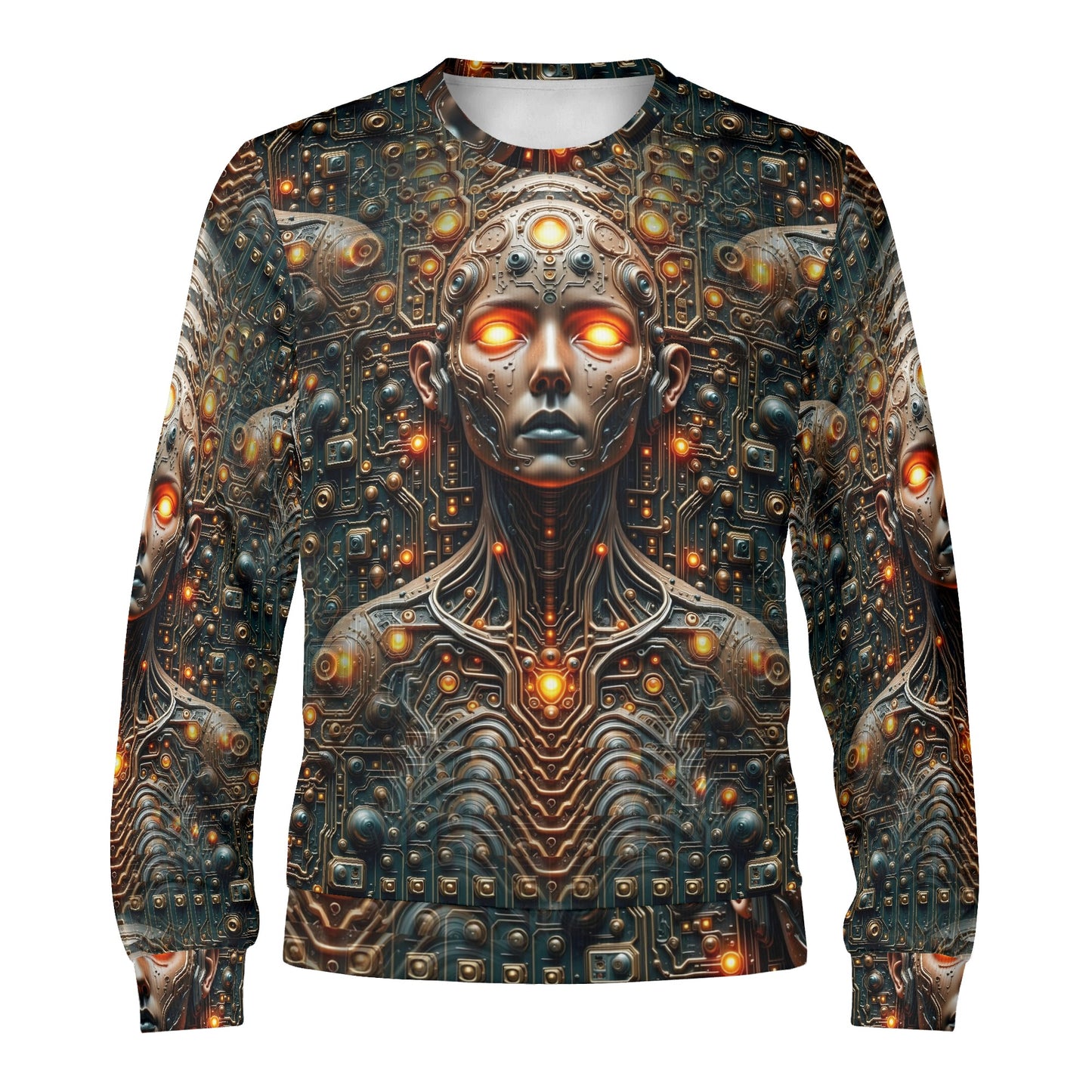 Circuit Soul – Unisex Sweater: Embrace the Future of Heavy Metal Fashion