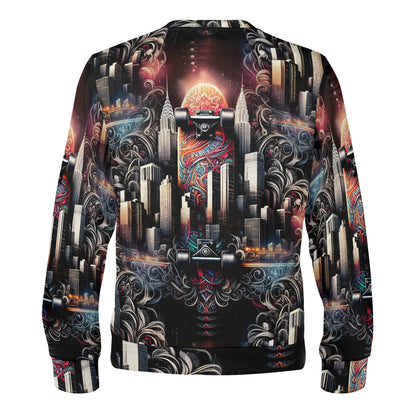 City Skate – Unisex Sweater - Where Street Culture Meets Urban Art