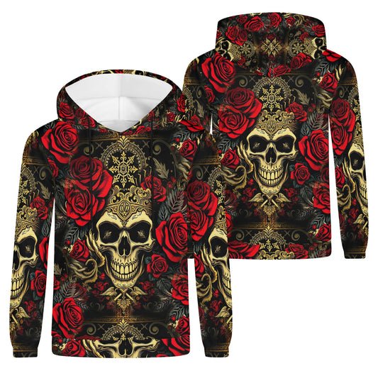 Crimson Path - Unisex Hoodie – The Ultimate Fusion of Dark Elegance & Rebellion