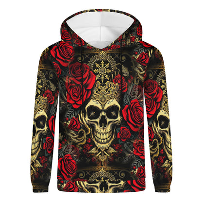 Crimson Path - Unisex Hoodie – The Ultimate Fusion of Dark Elegance & Rebellion