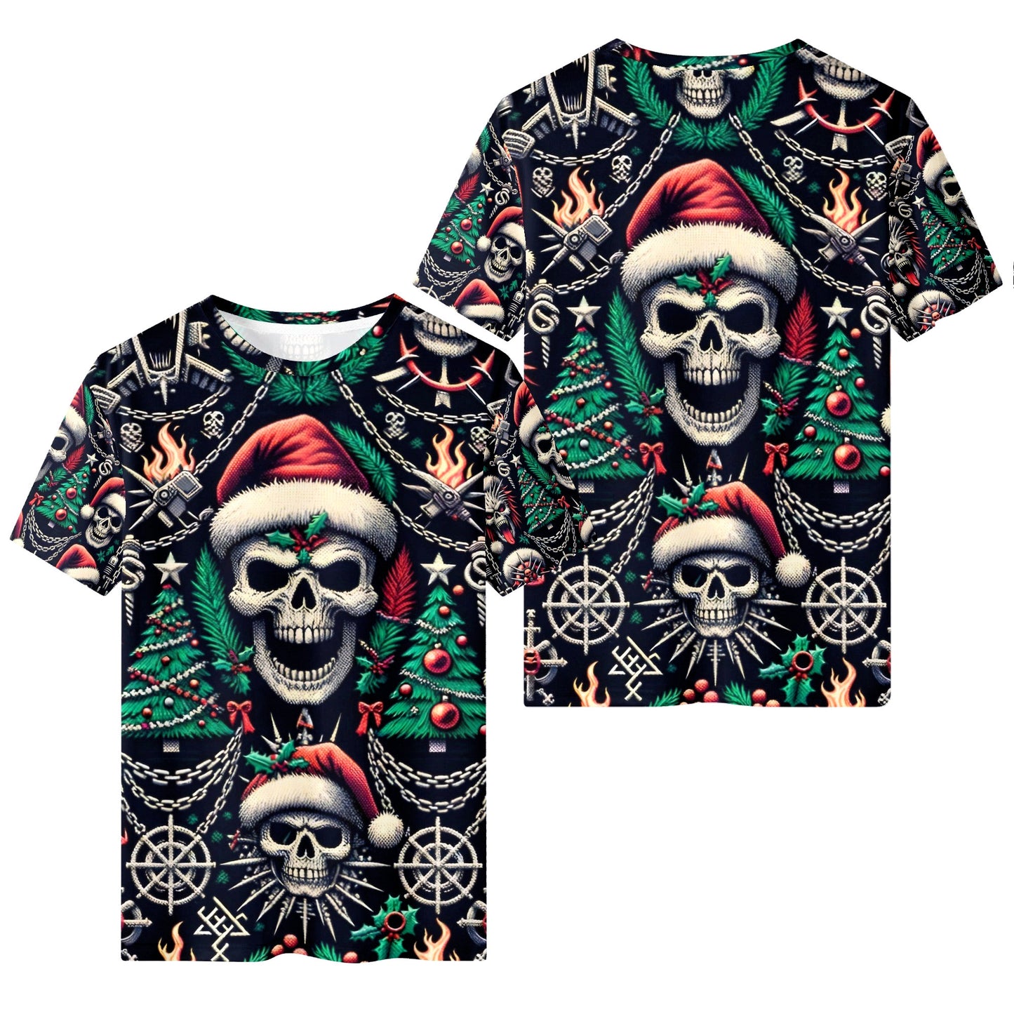 Dark Christmas Organic Cotton Christmas T-Shirt