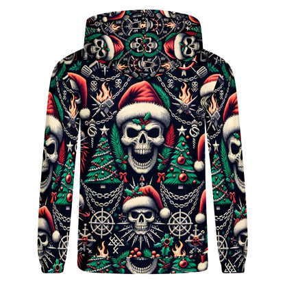Dark Christmas Poly French Terry Hoodie