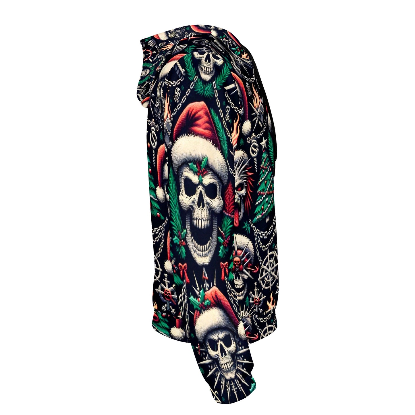 Dark Christmas Poly French Terry Hoodie