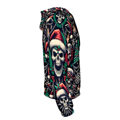 Dark Christmas Poly French Terry Hoodie