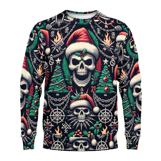 Dark Christmas - Poly French Terry Christmas Sweatshirt