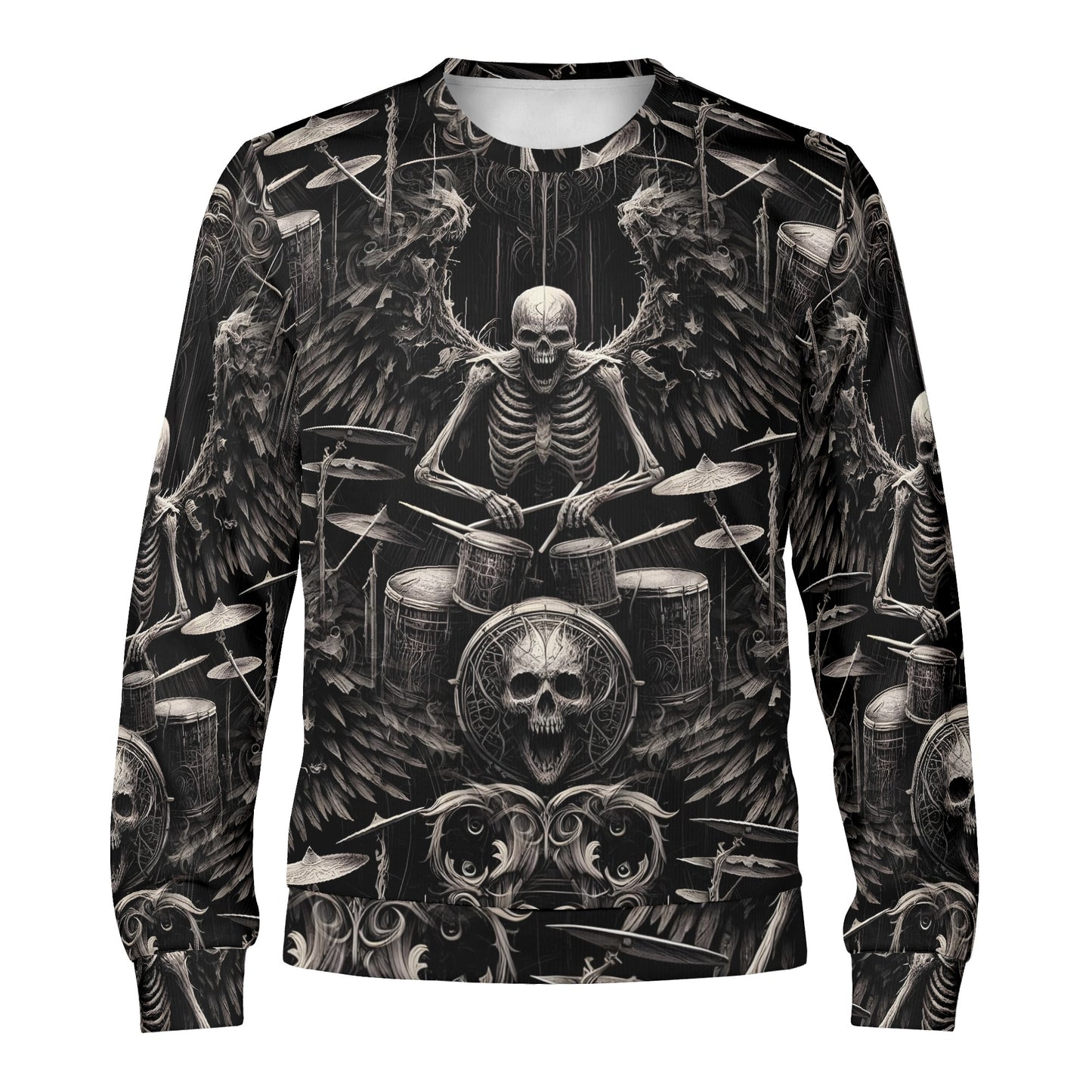 Dark Drumming - Unisex Sweater: A Powerful Fusion of Music and Art