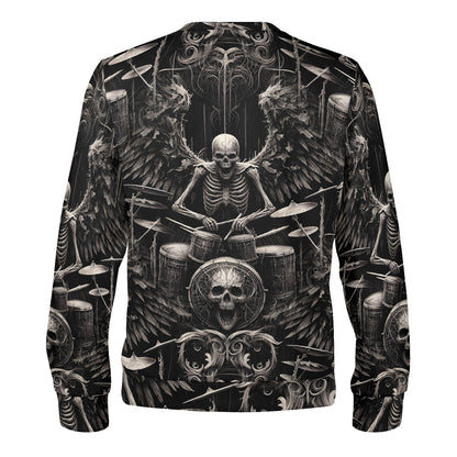 Dark Drumming - Unisex Sweater: A Powerful Fusion of Music and Art