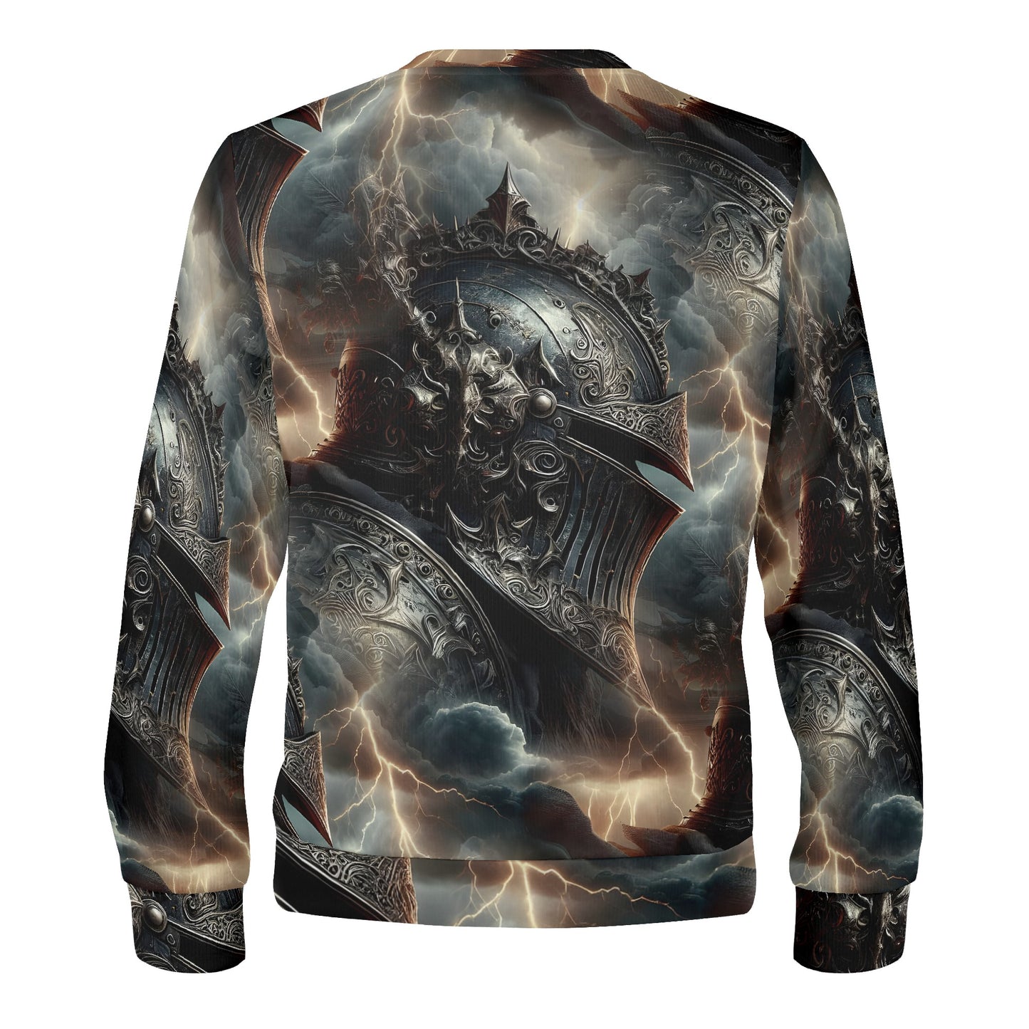 Darkbolt Knight – Unisex Sweater: The Power of Thunder & Steel