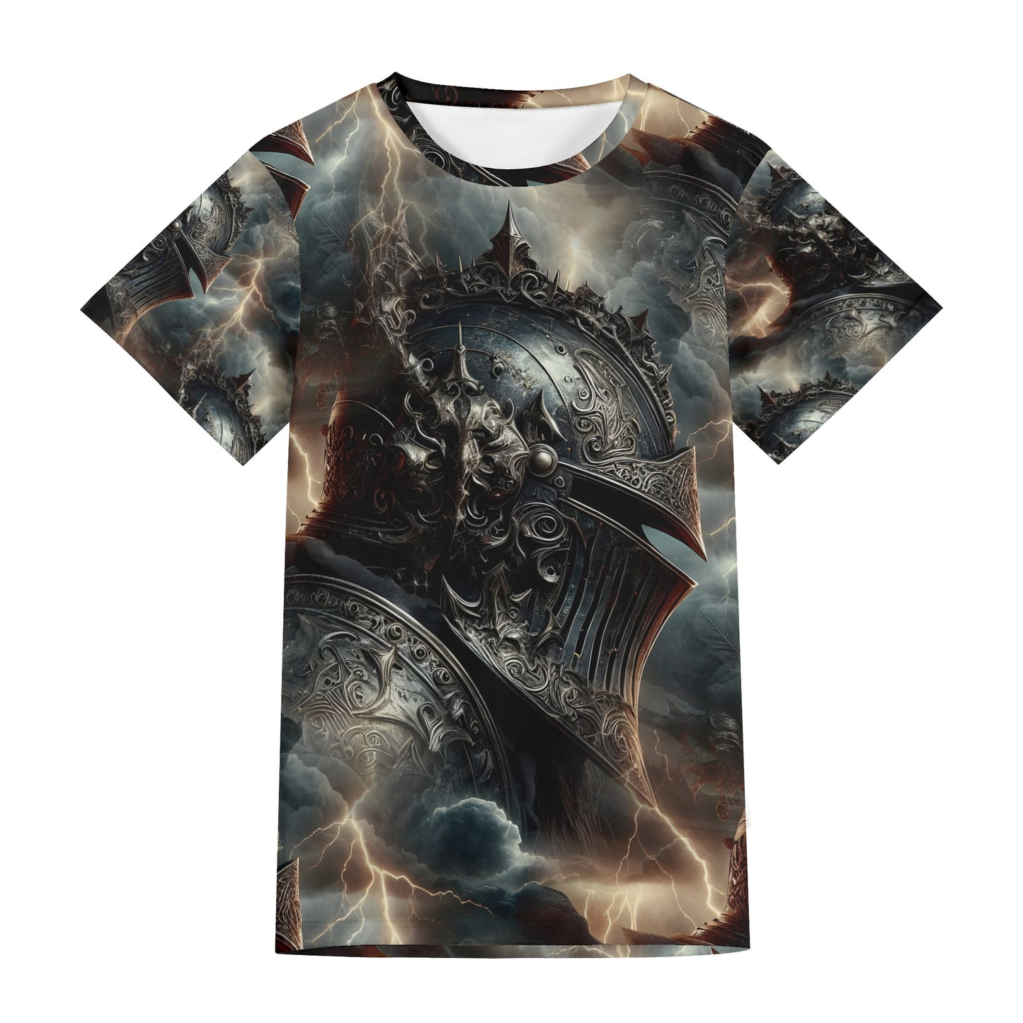 Darkbolt Knight – Unisex Mythical All-Over Print T-Shirt