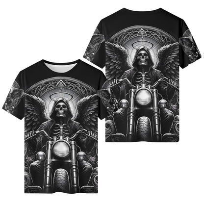 Death on Wheels Lycra Kids T-Shirt – Loud and Lethal
