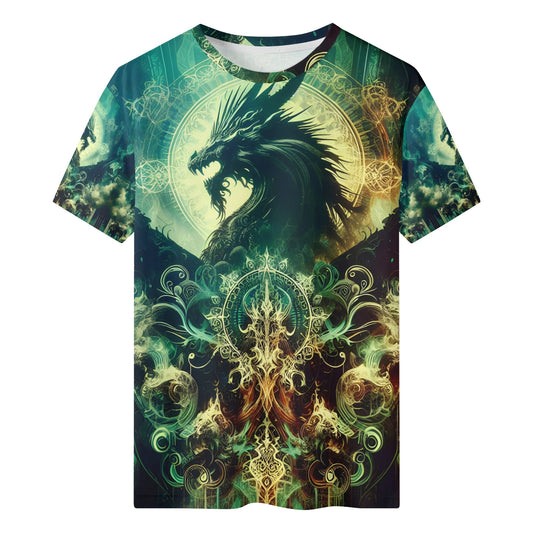 Dragons Domain Organic Cotton Kids T-Shirt By Loud and Lethal