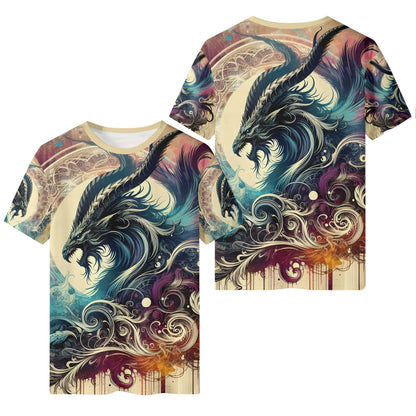 Dragons Fury Organic Cotton Kids T-Shirt By Loud and Lethal