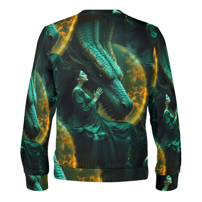 Dragon’s Whisper – Unisex Sweater - Embrace the Power of Mysticism and Fire