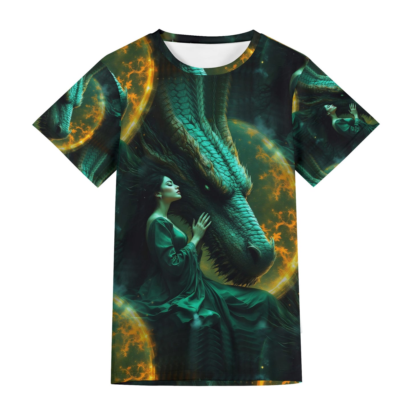 Dragon’s Whisper Unisex T-Shirt: Mystical Design Meets Rebellious Spirit