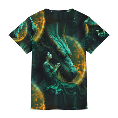 Dragon’s Whisper Unisex T-Shirt: Mystical Design Meets Rebellious Spirit