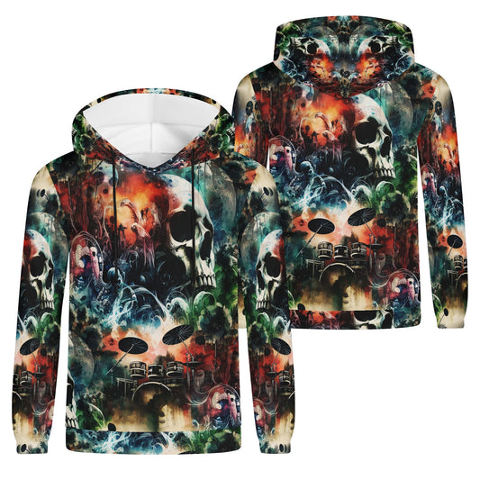 Dreamscape Drums - Unisex Hoodie - Bold All-Over Print Fashion