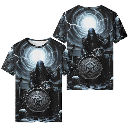 Drummer of the Fallen 100 Cotton Kids T-Shirt – Loud and Lethal