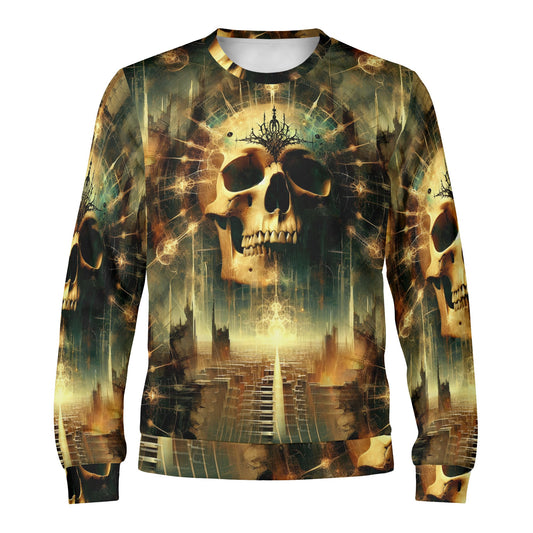 Dystopian Dawn – Unisex Sweater: Bold Fashion for Rebels and Dreamers