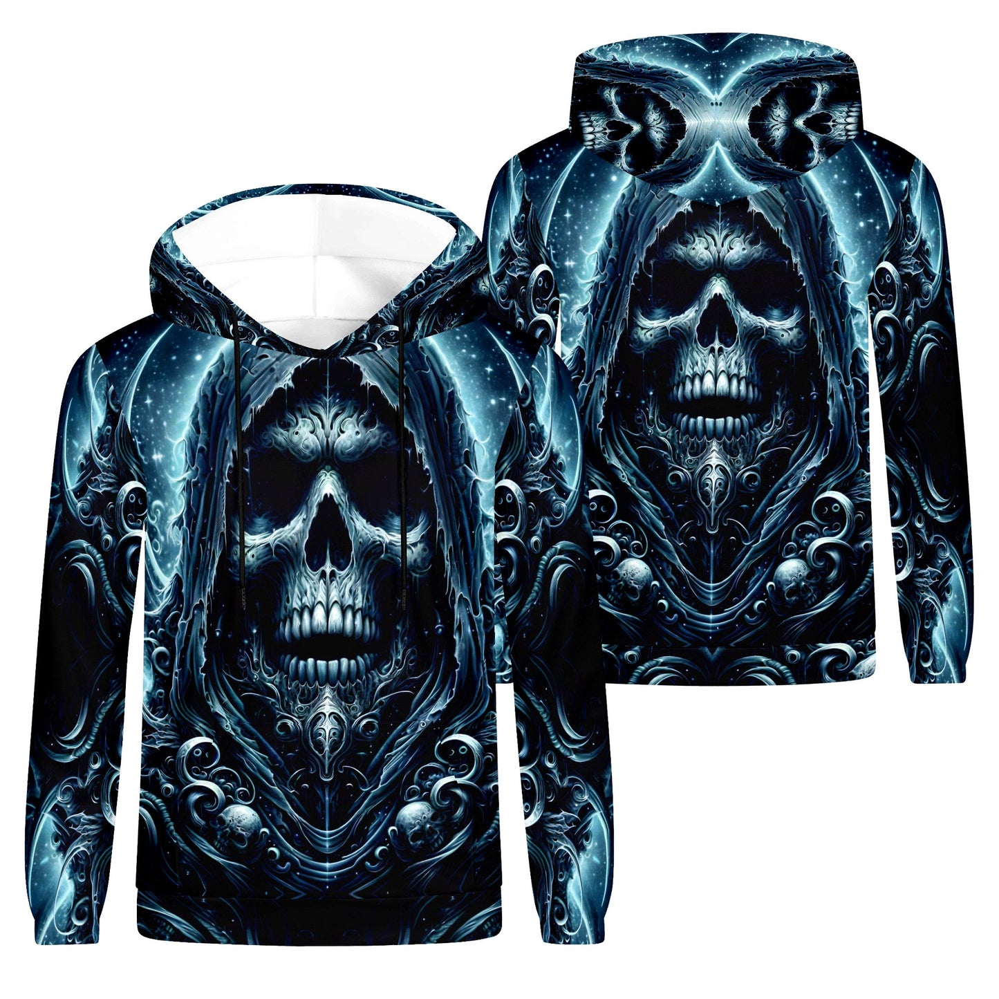 Ebon Constellation – Cotton Terry Hoodie | Loud and Lethal