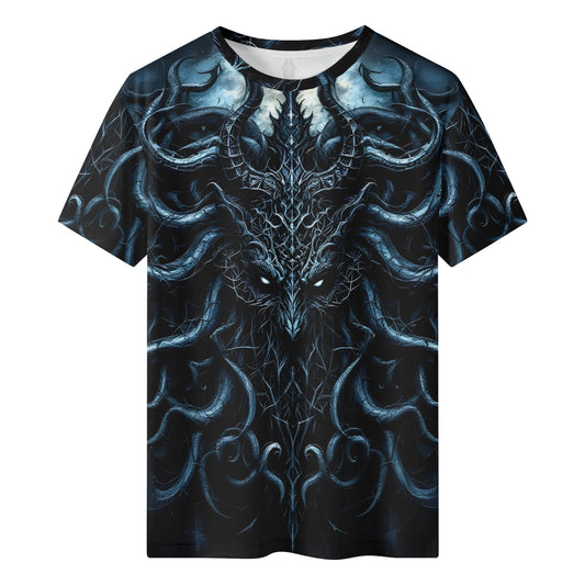 Eldritch Gaze Organic Cotton T-Shirt by Loud and Lethal