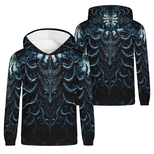 Eldritch Gaze Poly French Terry Hoodie by Loud and Lethal