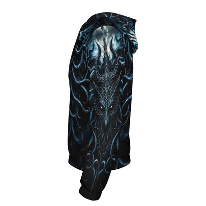 Eldritch Gaze Poly French Terry Hoodie by Loud and Lethal