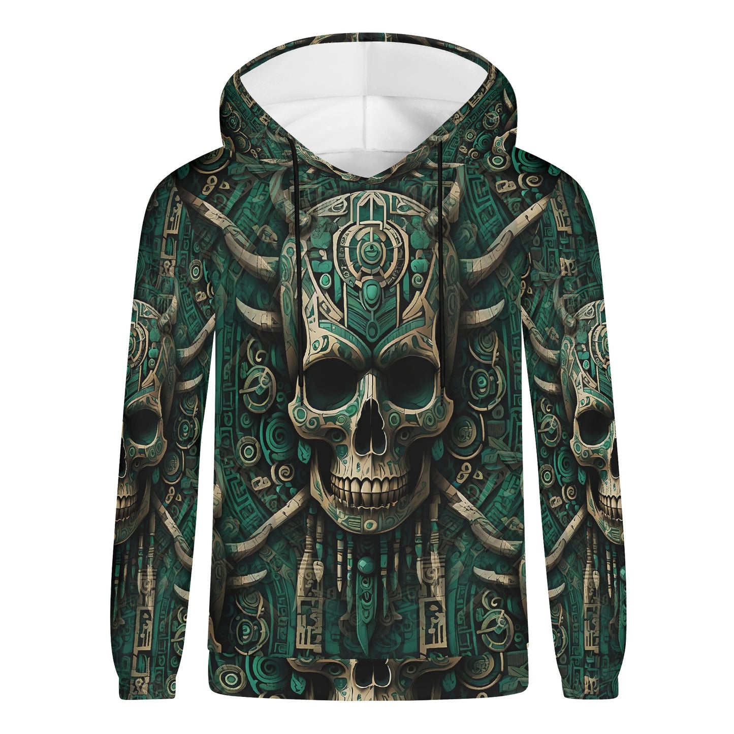 Emerald Doom - Unisex Hoodie - ancient mysticism, bold symbolism, and rebellious energy