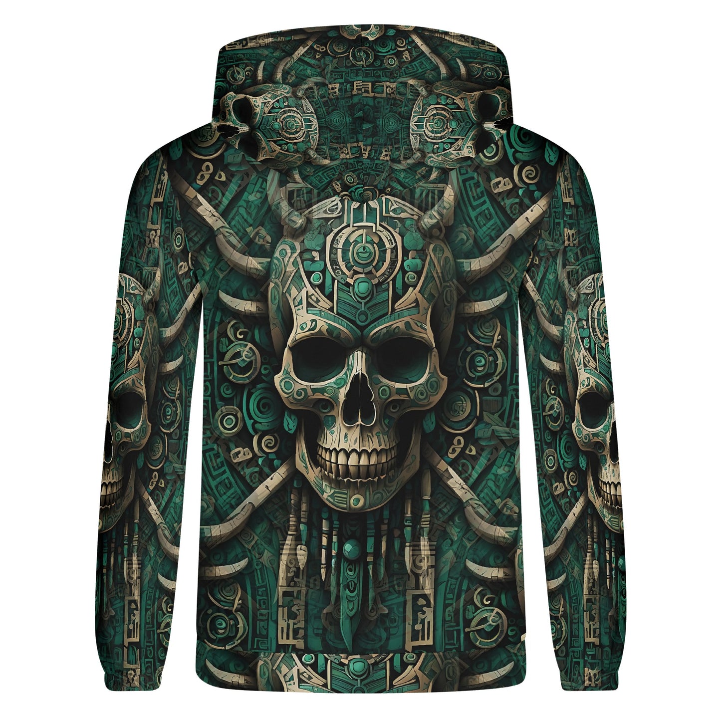 Emerald Doom - Unisex Hoodie - ancient mysticism, bold symbolism, and rebellious energy