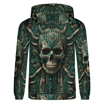 Emerald Doom - Unisex Hoodie - ancient mysticism, bold symbolism, and rebellious energy