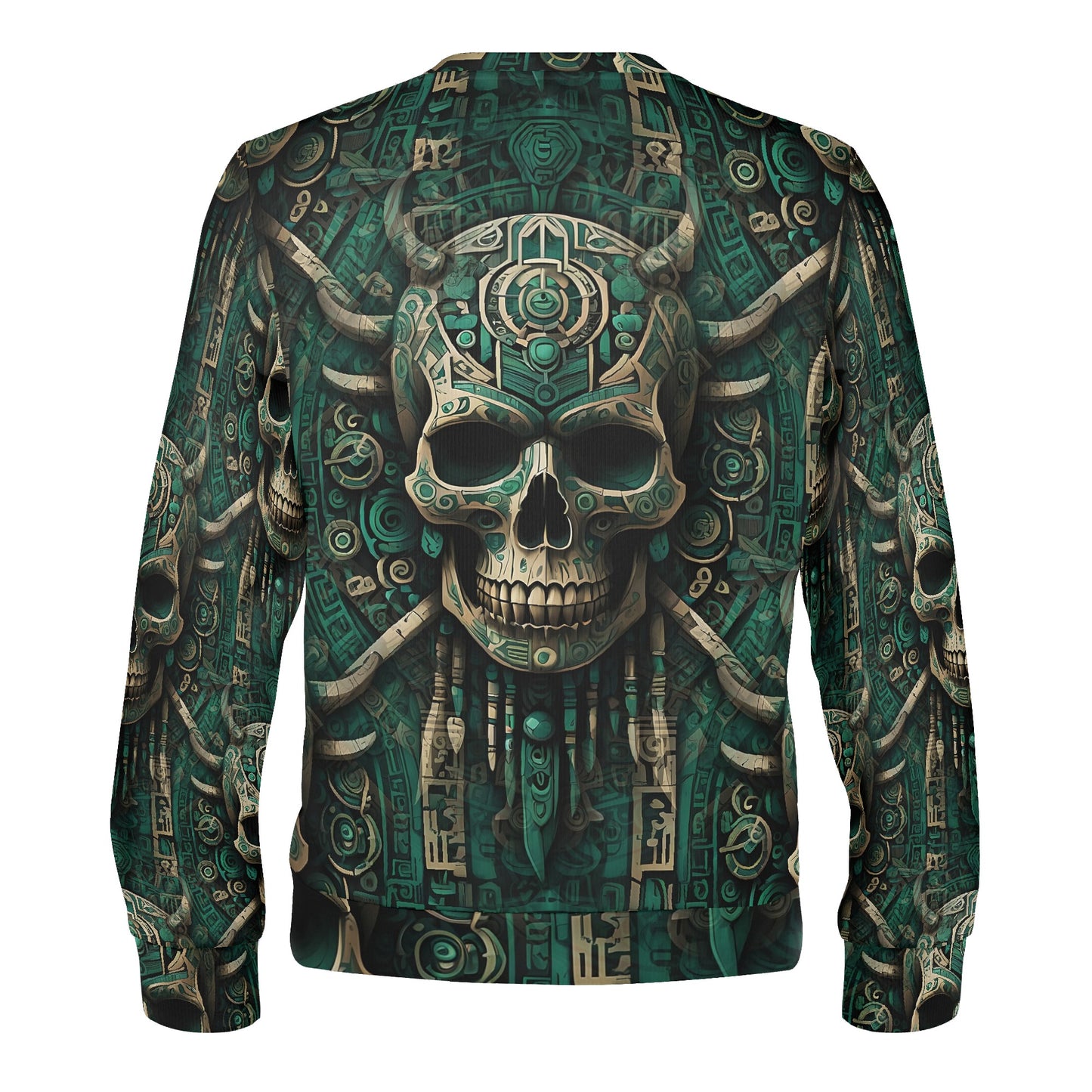 Emerald Doom – Unisex Sweater: Wear the Power of Ancient Mysticism