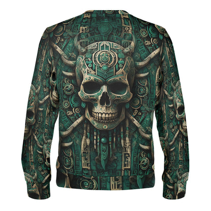 Emerald Doom – Unisex Sweater: Wear the Power of Ancient Mysticism