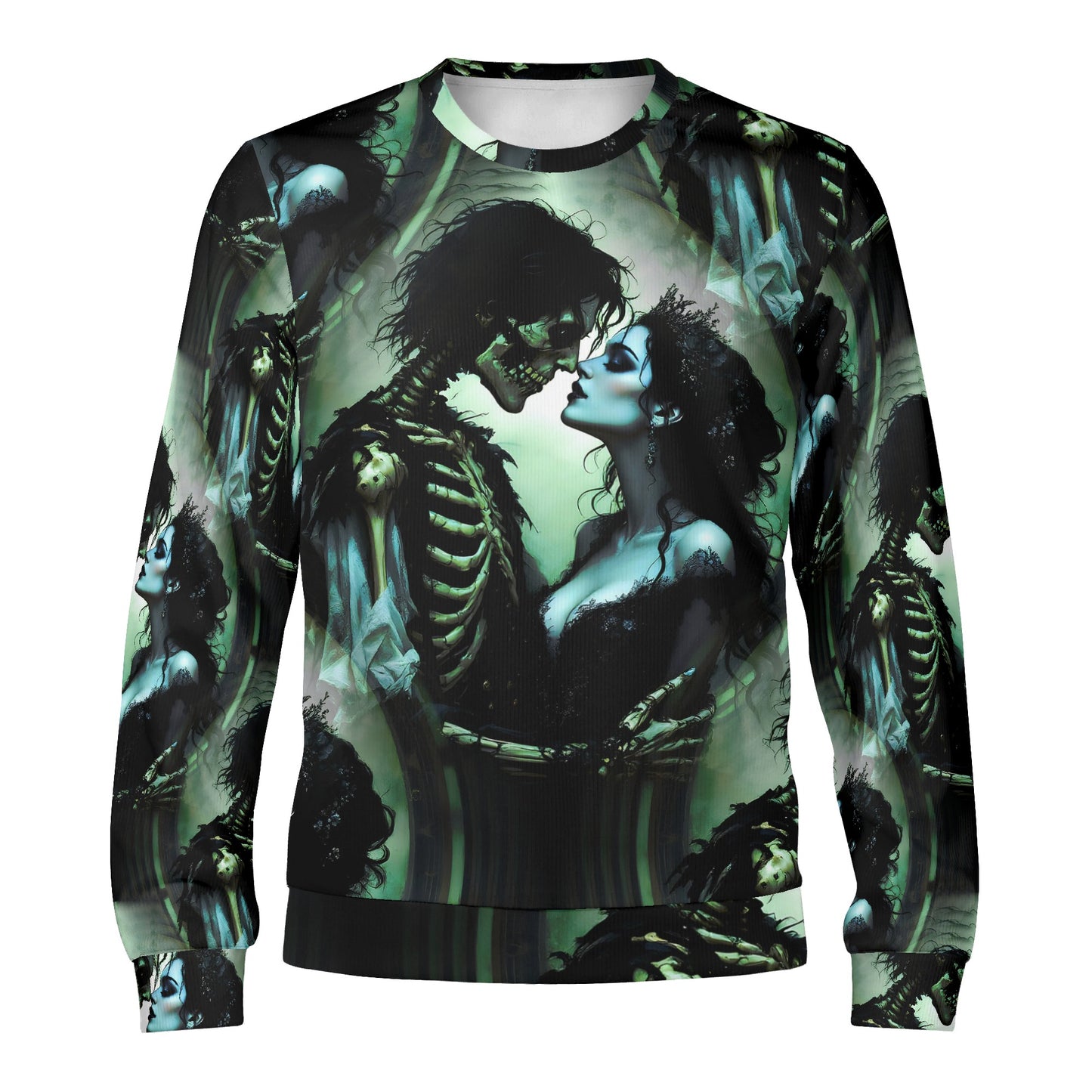 Eternal Embrace – Unisex Sweater: Wear the Dark Romance of Gothic Beauty