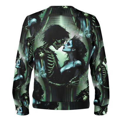 Eternal Embrace – Unisex Sweater: Wear the Dark Romance of Gothic Beauty