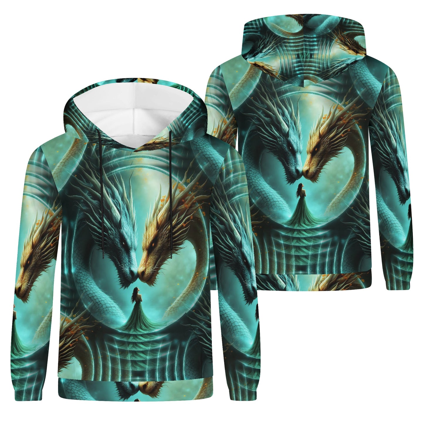 Frost and Fireborn - Unisex Hoodie – Embrace the Mystical Power of Dragons