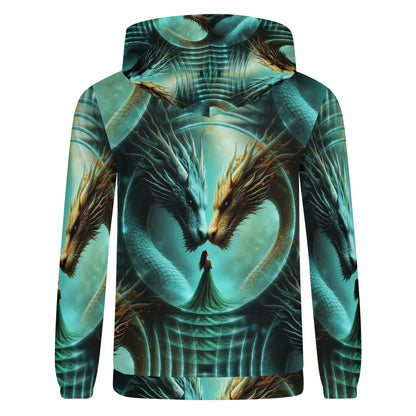 Frost and Fireborn - Unisex Hoodie – Embrace the Mystical Power of Dragons