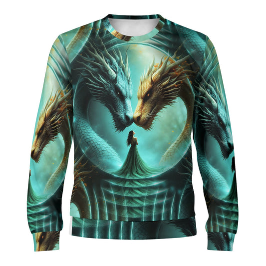 Frost and Fireborn - Unisex Sweater – Unleash the Power of Fire & Ice