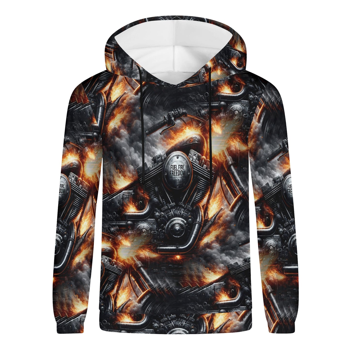 Fuel, Fire, Freedom Unisex Hoodie – Embrace the Rebel Spirit