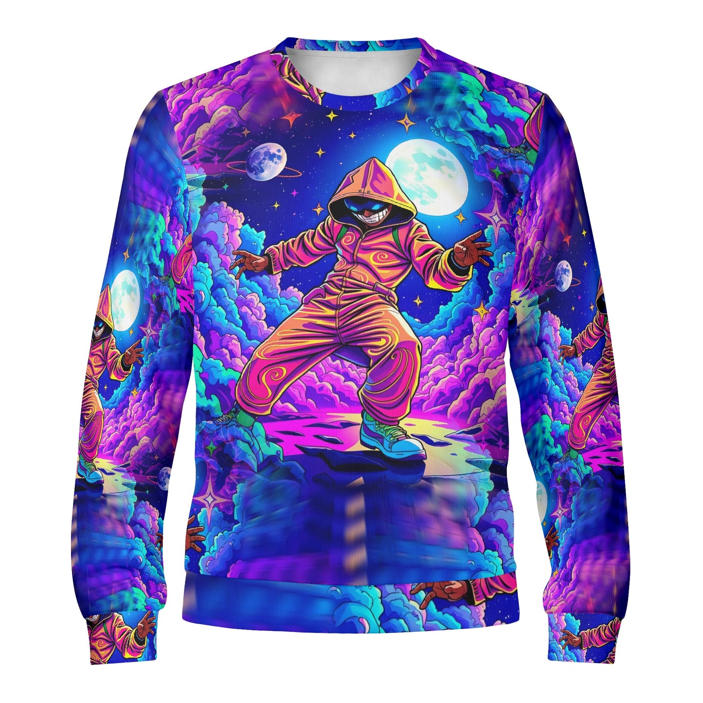 Future Flash – Unisex Sweater: Wear the Cosmos, Defy the Ordinary