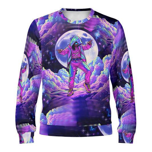 Galaxy Groove – Unisex Sweater: Step Into a Cosmic Symphony of Style