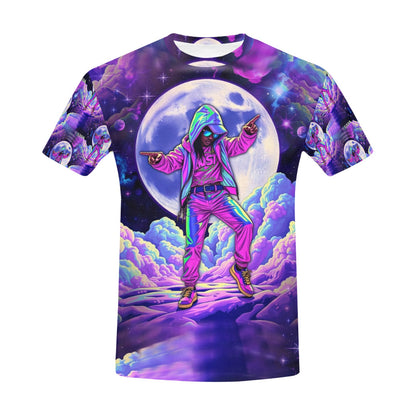 Galaxy Groove – Unisex T-Shirt: Neon Vibes Meet Cosmic Cool