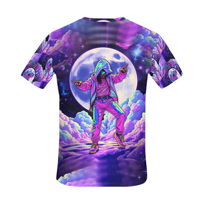 Galaxy Groove – Unisex T-Shirt: Neon Vibes Meet Cosmic Cool