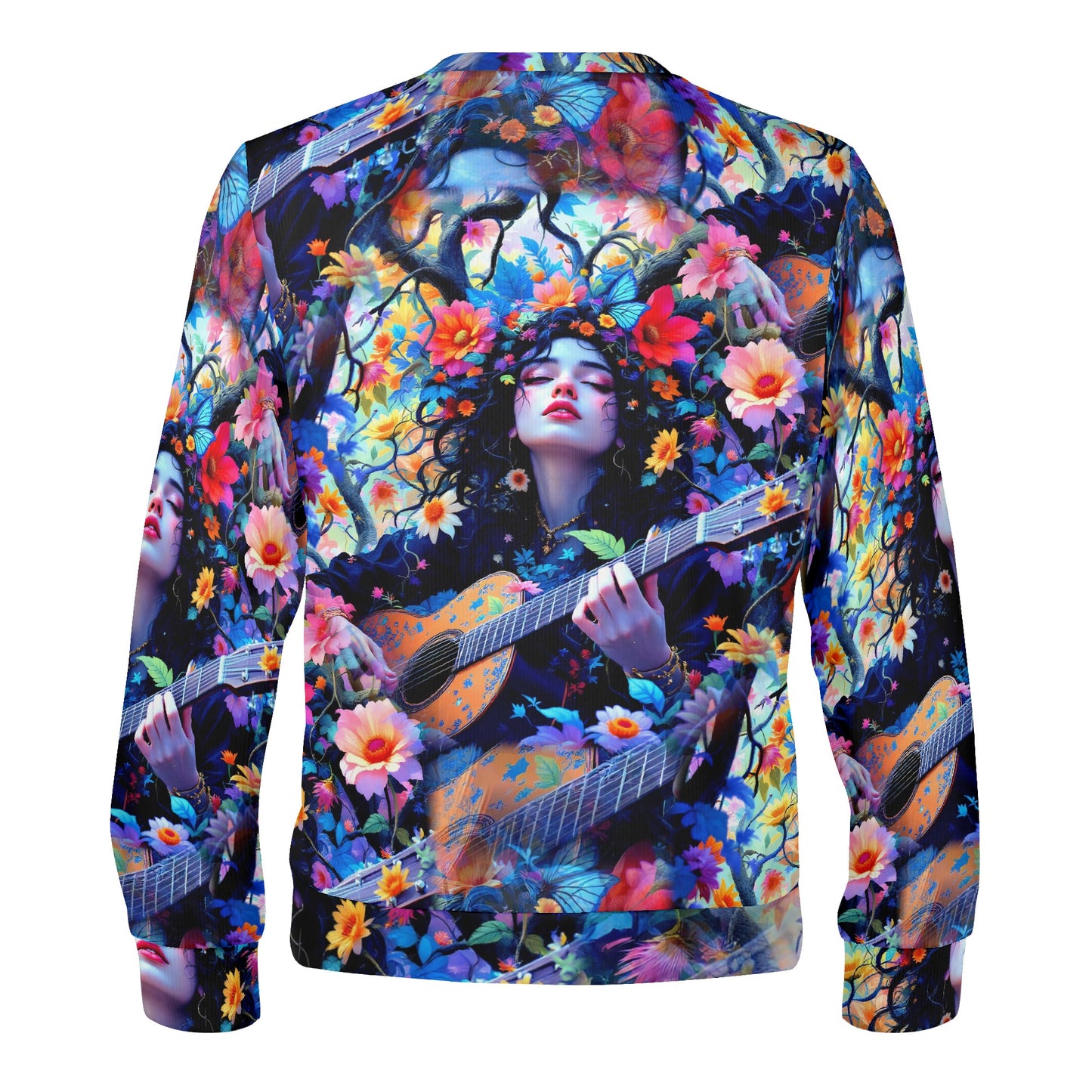 Garden of Sound – Unisex Sweater: A Fusion of Music and Nature